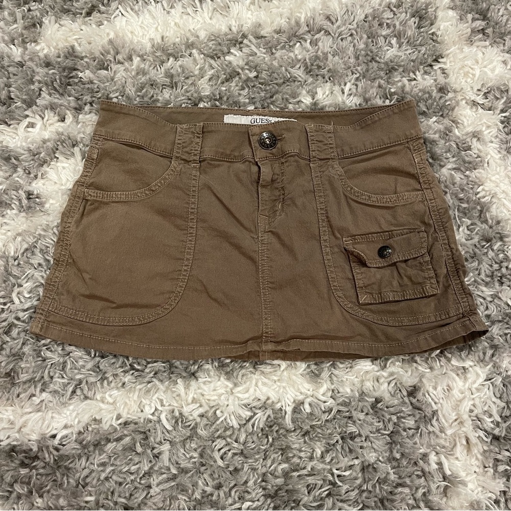 Vintage Guess Cargo Mini Skirt